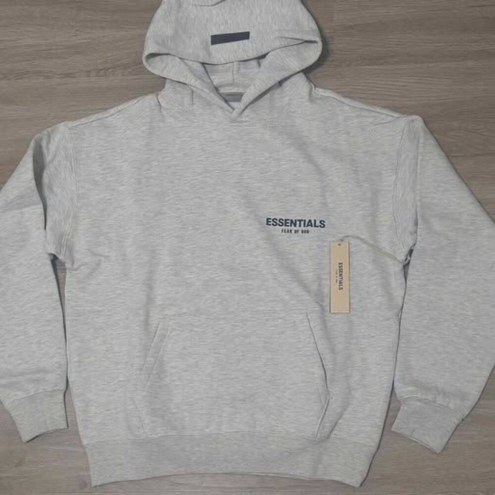 Essentials Fear of God Hoodie – Light Oatmeal – New With Tags - Size S